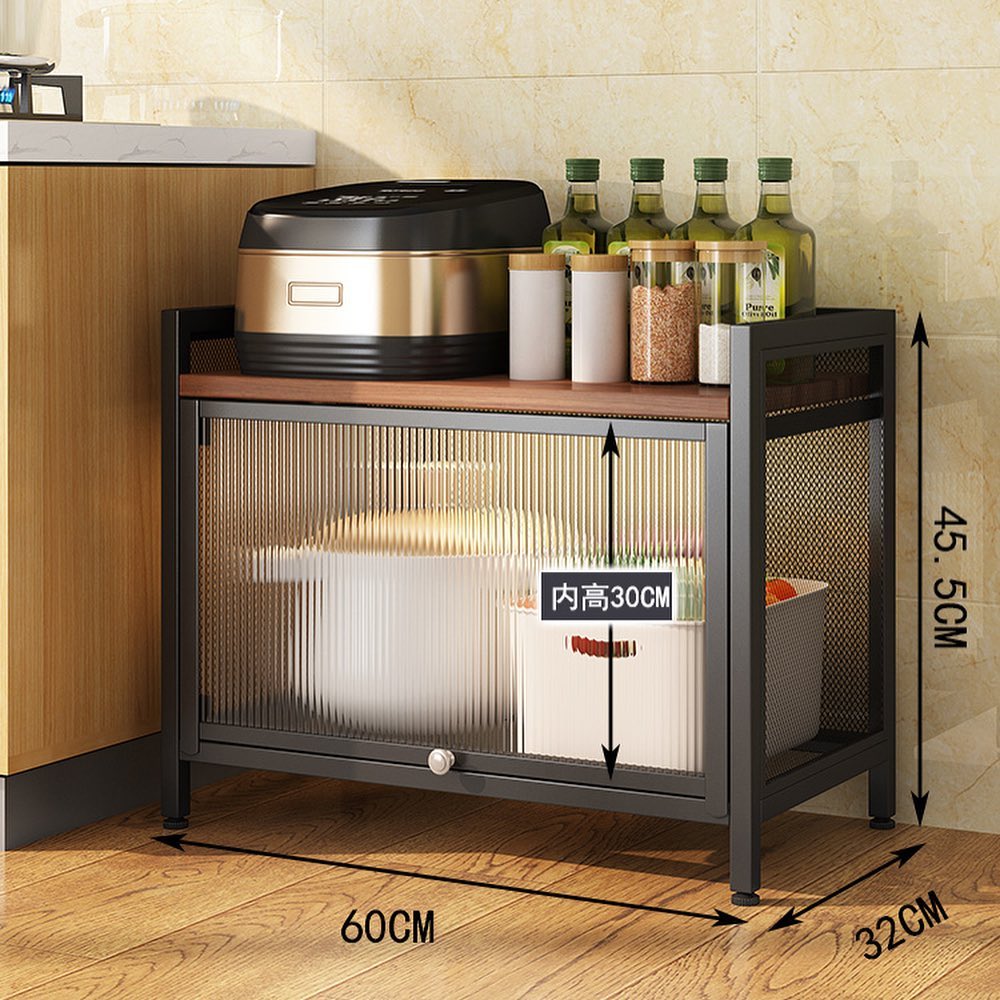 Kitchen Shelves Floor-standing Multi-layer Microwave Oven Multifunctional Storage Shelf Household Balcony Storage Shelves