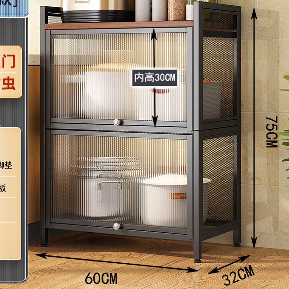 Kitchen Shelves Floor-standing Multi-layer Microwave Oven Multifunctional Storage Shelf Household Balcony Storage Shelves