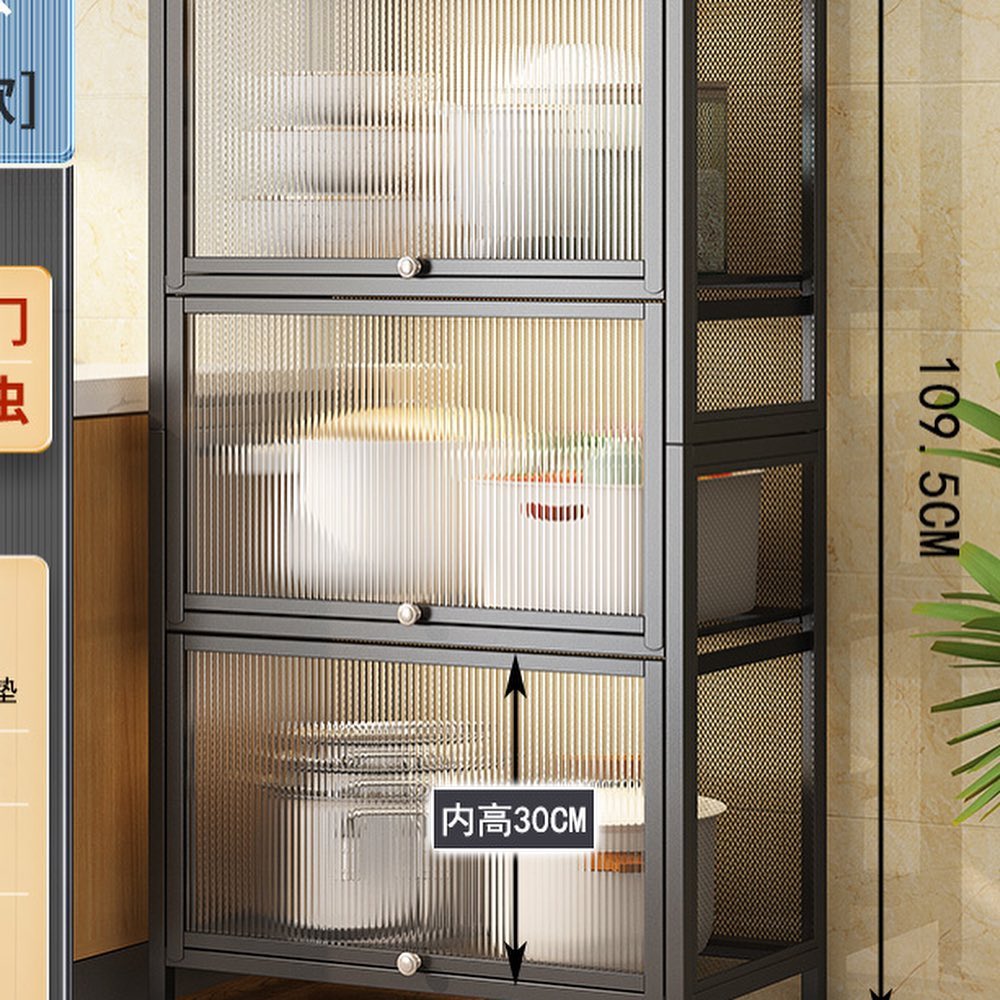 Kitchen Shelves Floor-standing Multi-layer Microwave Oven Multifunctional Storage Shelf Household Balcony Storage Shelves