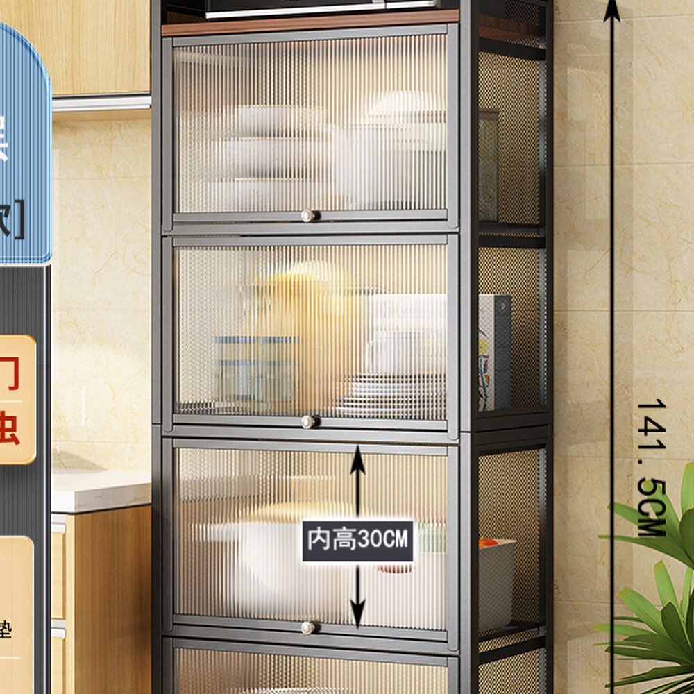 Kitchen Shelves Floor-standing Multi-layer Microwave Oven Multifunctional Storage Shelf Household Balcony Storage Shelves