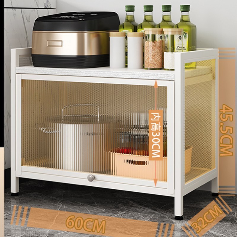 Kitchen Shelves Floor-standing Multi-layer Microwave Oven Multifunctional Storage Shelf Household Balcony Storage Shelves