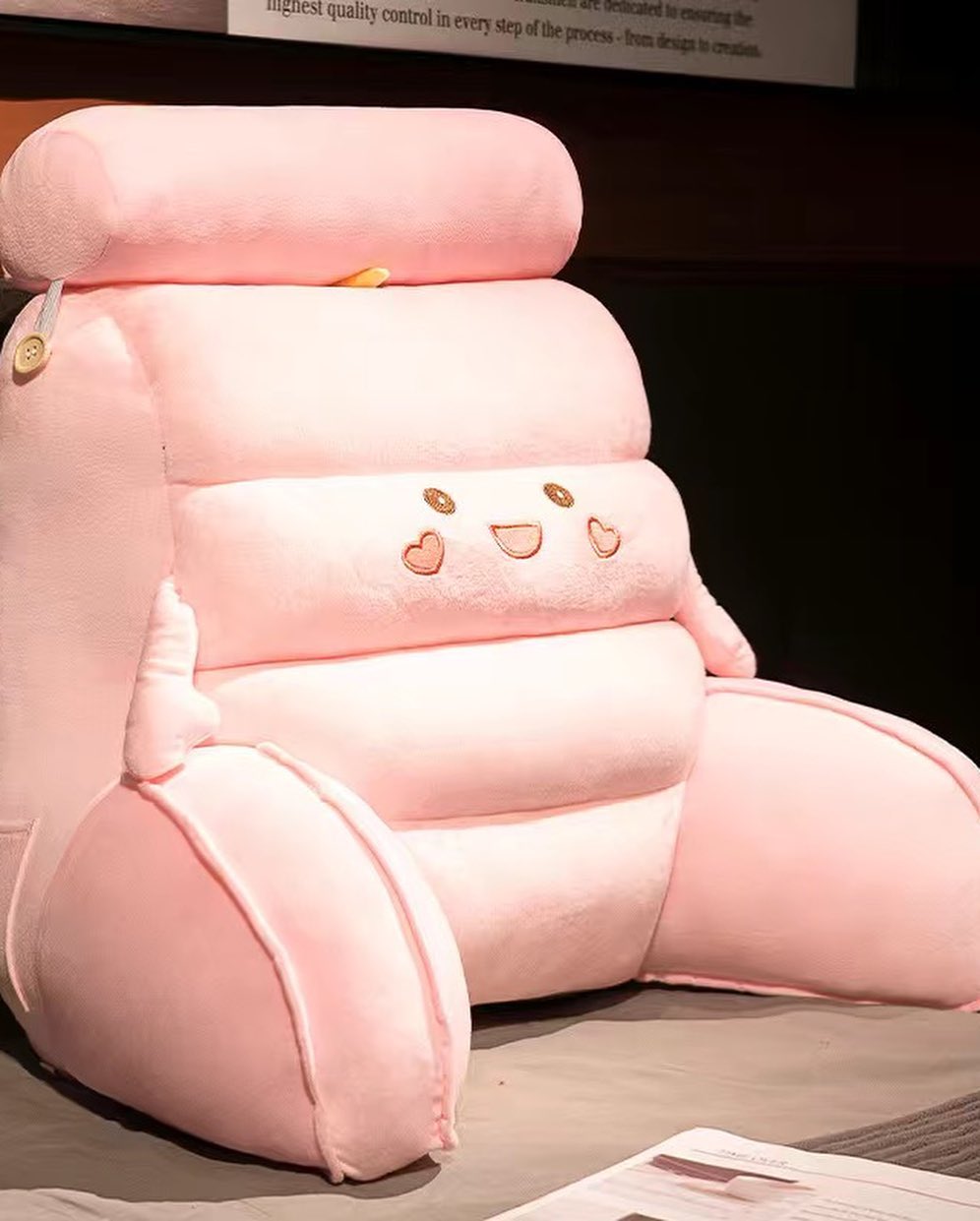 ✨PREORDER✨ Bedside cushion soft bag pillow large backrest bed playing mobile phone dormitory reading pillow tatami sofa waist cushion