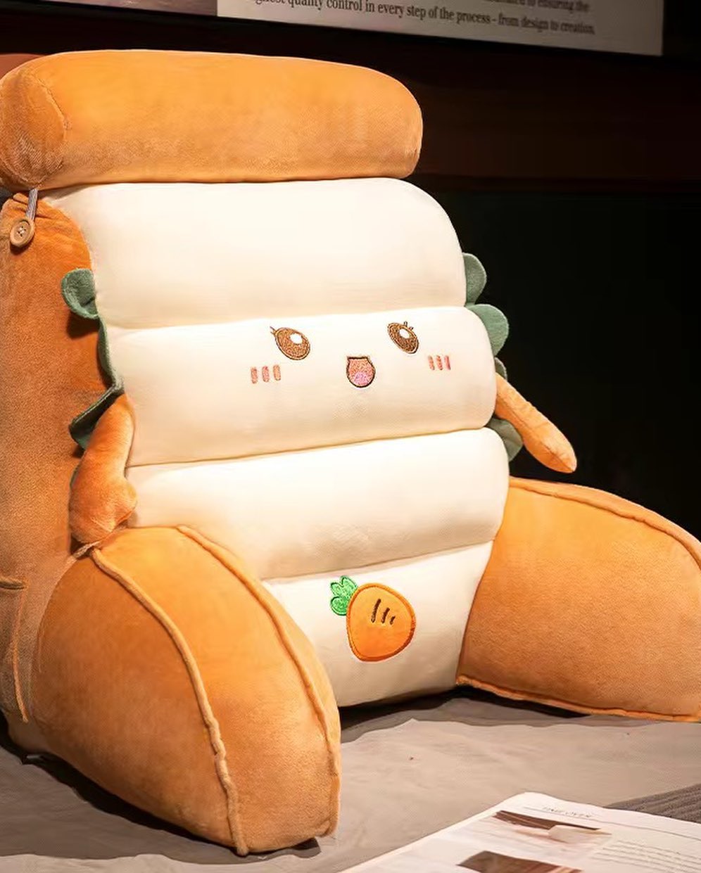 ✨PREORDER✨ Bedside cushion soft bag pillow large backrest bed playing mobile phone dormitory reading pillow tatami sofa waist cushion