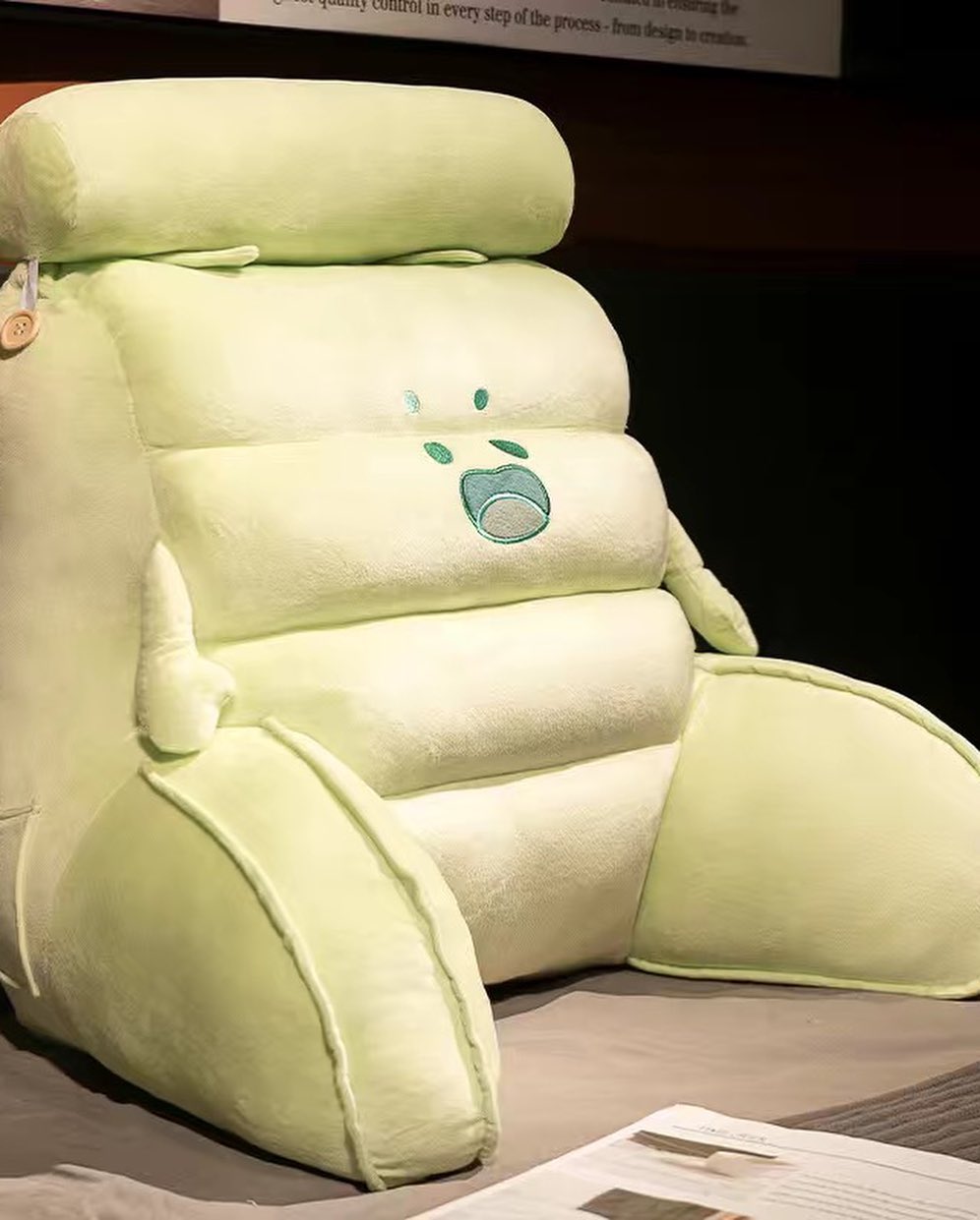 ✨PREORDER✨ Bedside cushion soft bag pillow large backrest bed playing mobile phone dormitory reading pillow tatami sofa waist cushion