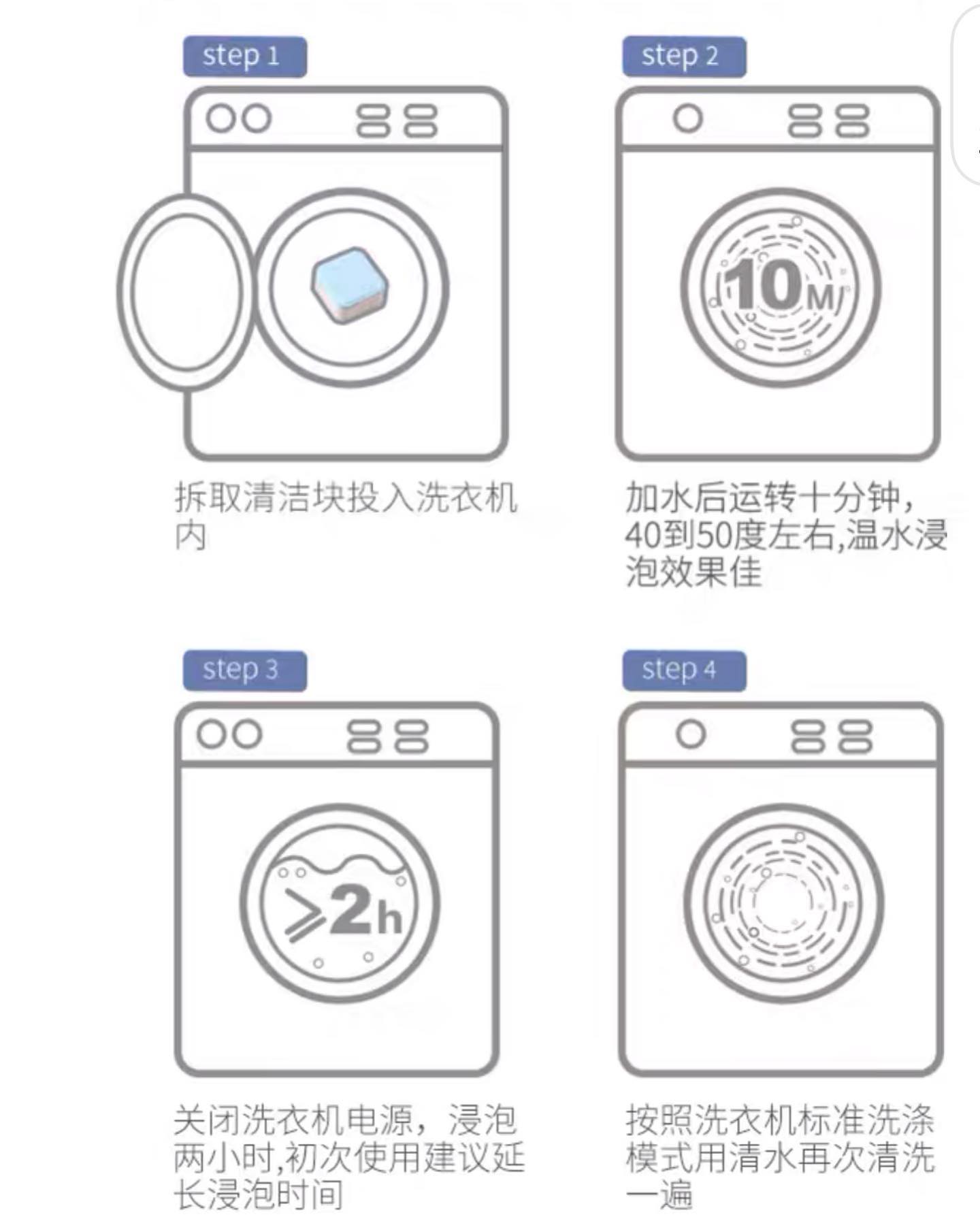 ✨PREORDER✨ Old butler washing machine tank cleaning agent cleaner stain artifact roller disinfection strong descaling and sterilization effervescent tablets