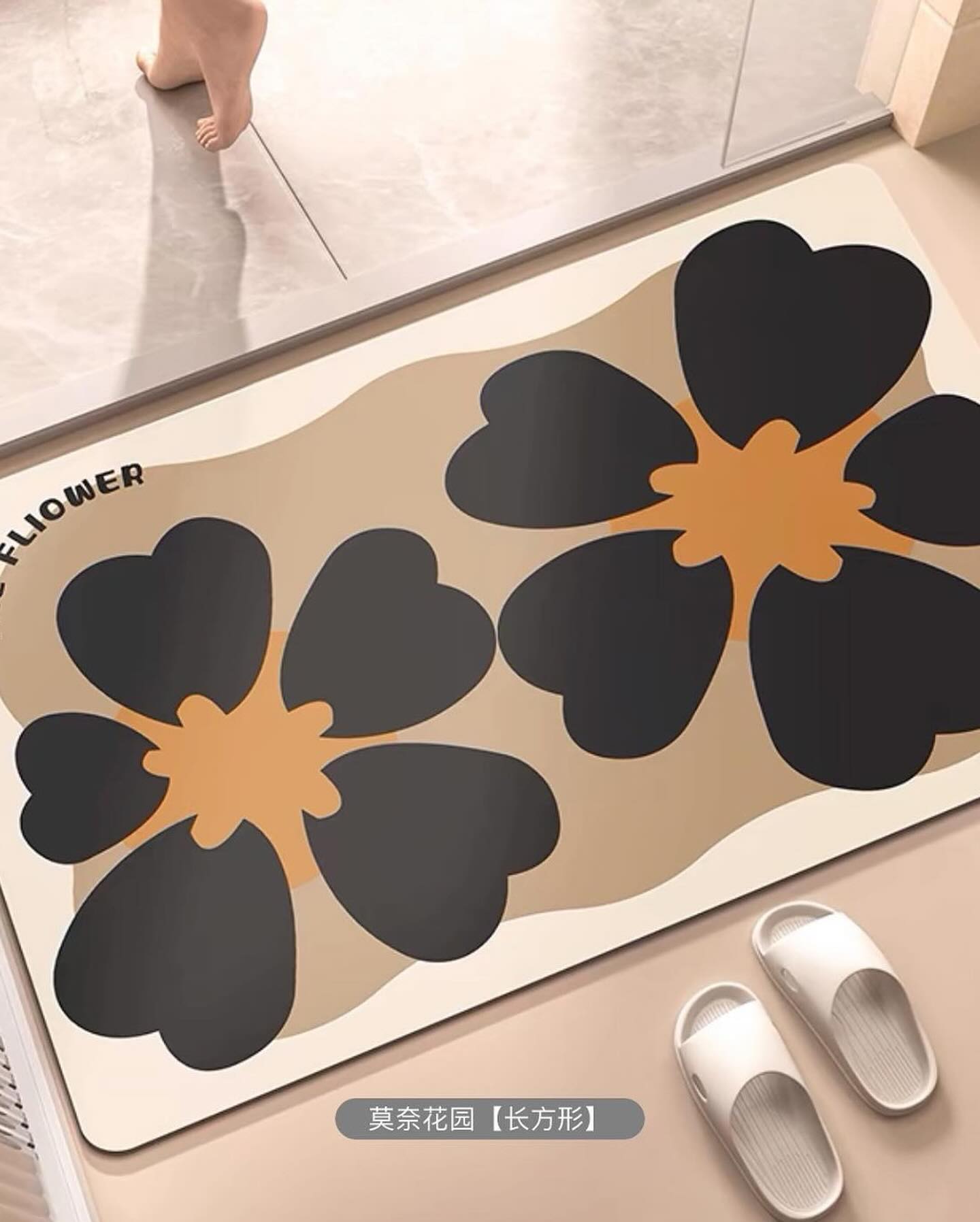 ✨PREORDER✨ Bathroom non-slip floor mat diatom mud absorbent carpet kitchen door toilet non-slip mat bathroom thickened foot mat