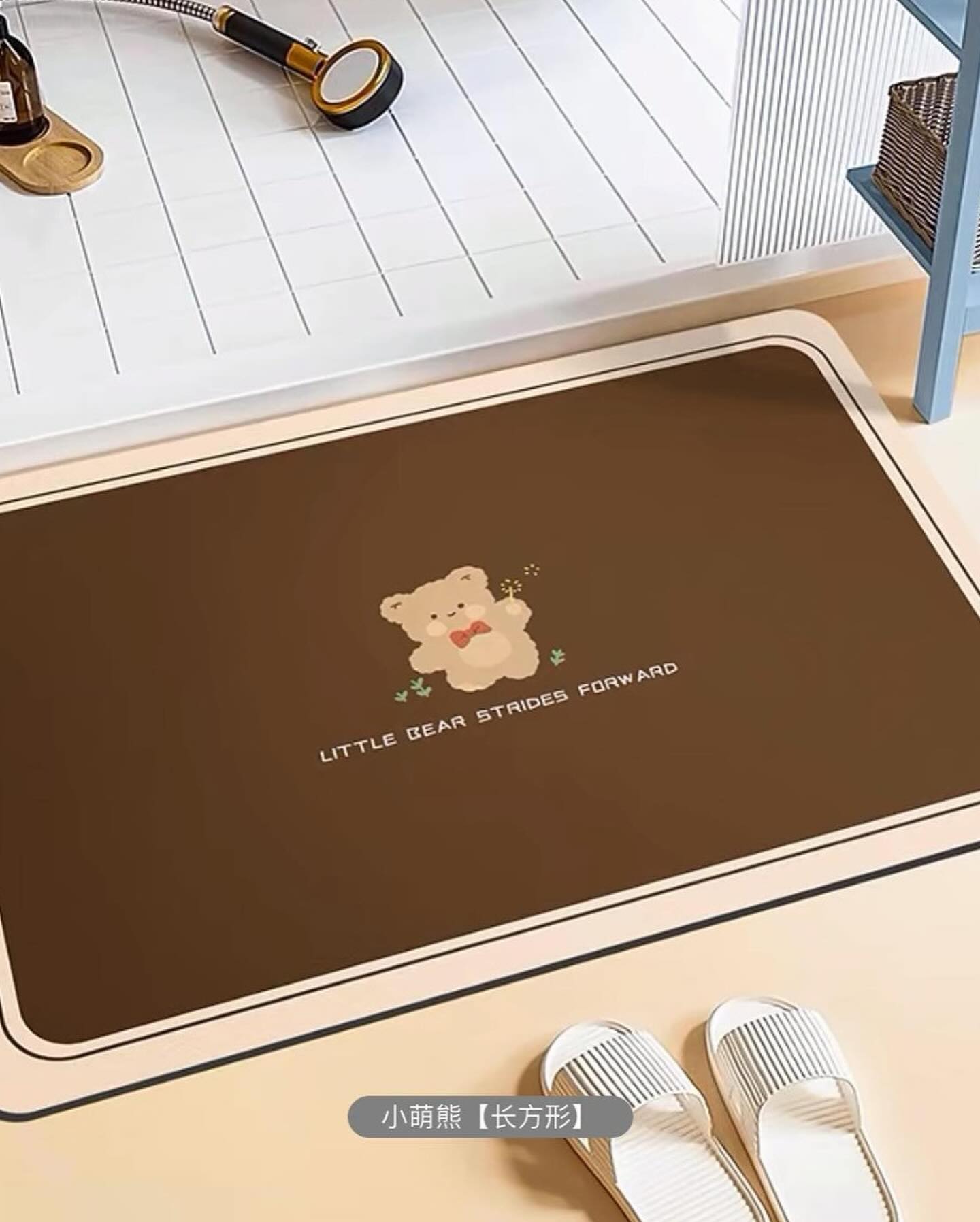 ✨PREORDER✨ Bathroom non-slip floor mat diatom mud absorbent carpet kitchen door toilet non-slip mat bathroom thickened foot mat