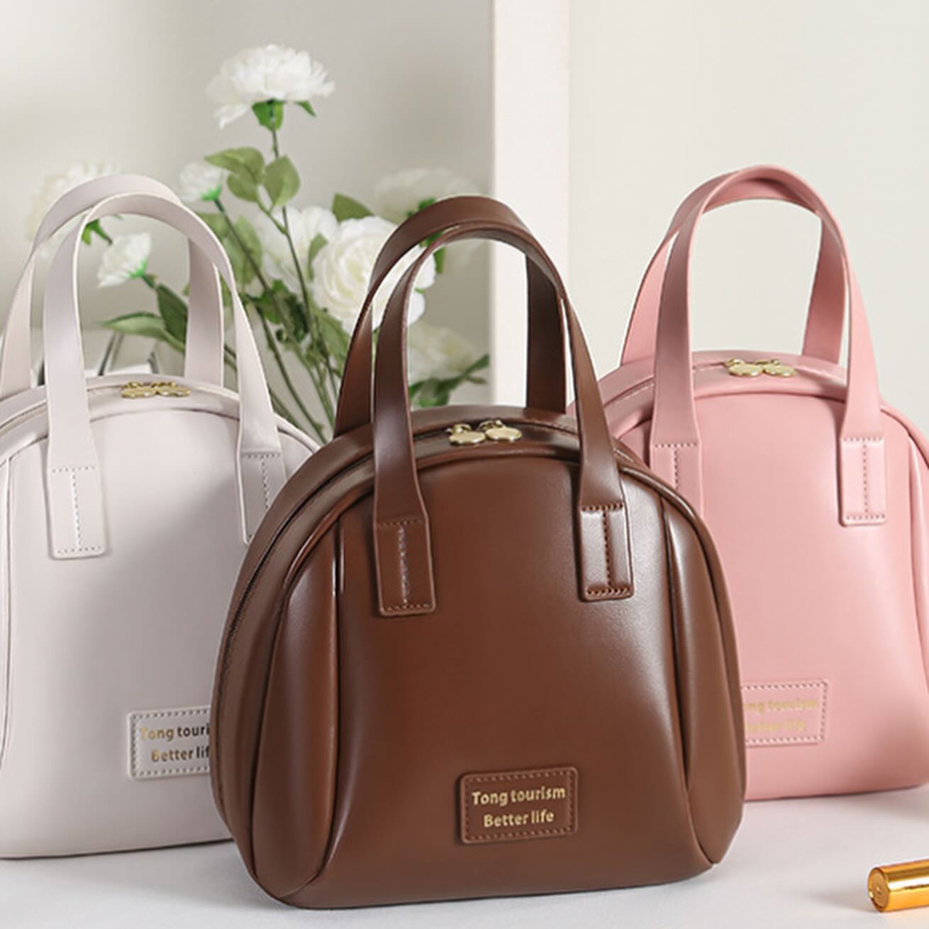 ✨PREORDER✨ High-End Portable Cosmetic Handbag
Available in Brown/Pink/White