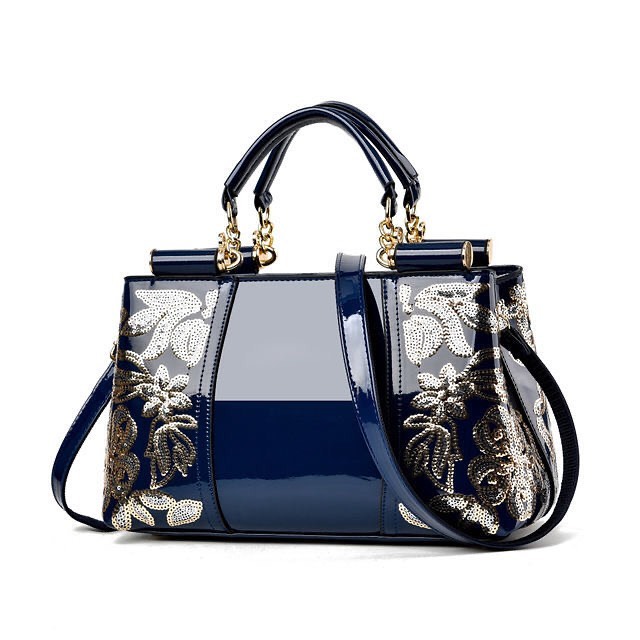 ✨PREORDER✨New Patent Leather Glossy Women’s Bag Mother’s Bag Bridal Bridesmaid Handheld Large Capacity Single Shoulder Crossbody Bag