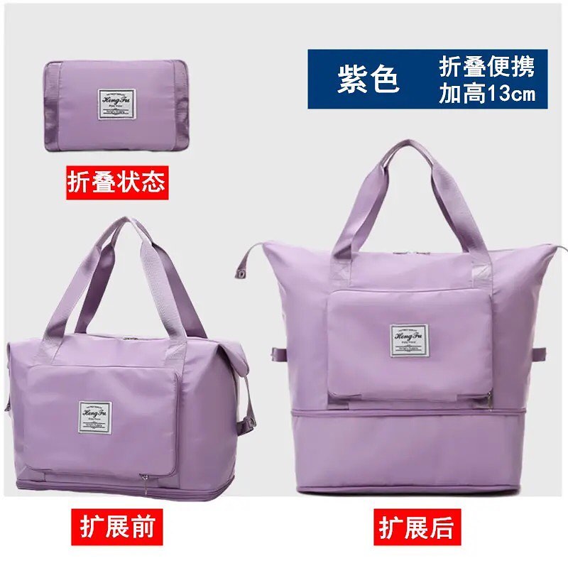 ✨PREORDER✨ Large-capacity portable travel bag for women waiting for childbirth, storage bag for short-distance travel, trolley luggage bag, foldable backpack