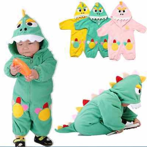 For preorder 3d dinosaur rompers baby girl and boy fit for 0-12 months