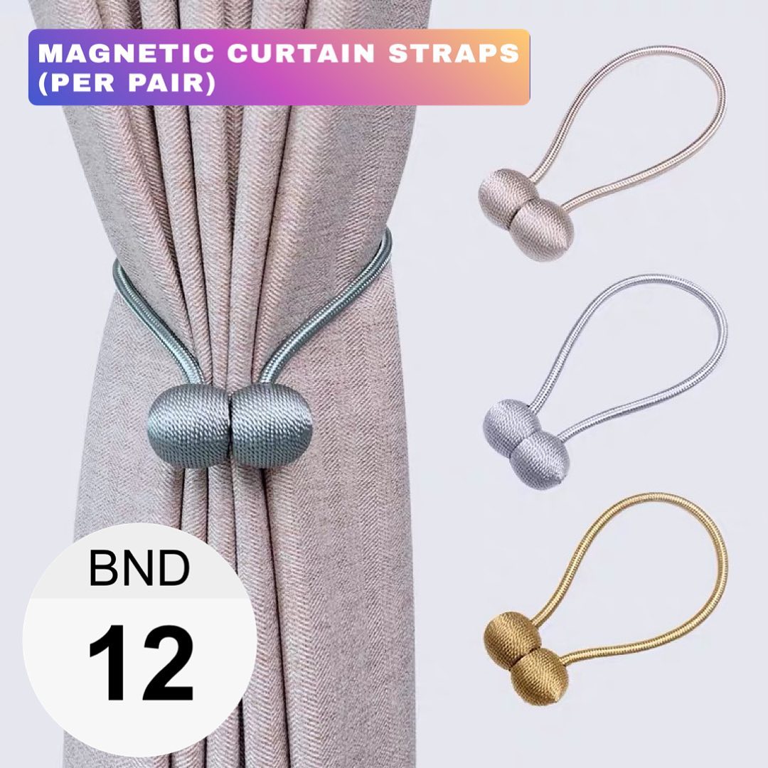 ✨PREORDER✨ Creative simple modern curtain magnetic rope straps Available in  various colors - Cosi Living Brunei